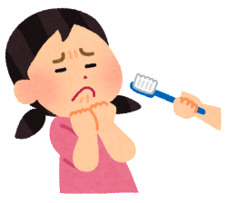 歯磨きを嫌がる子供